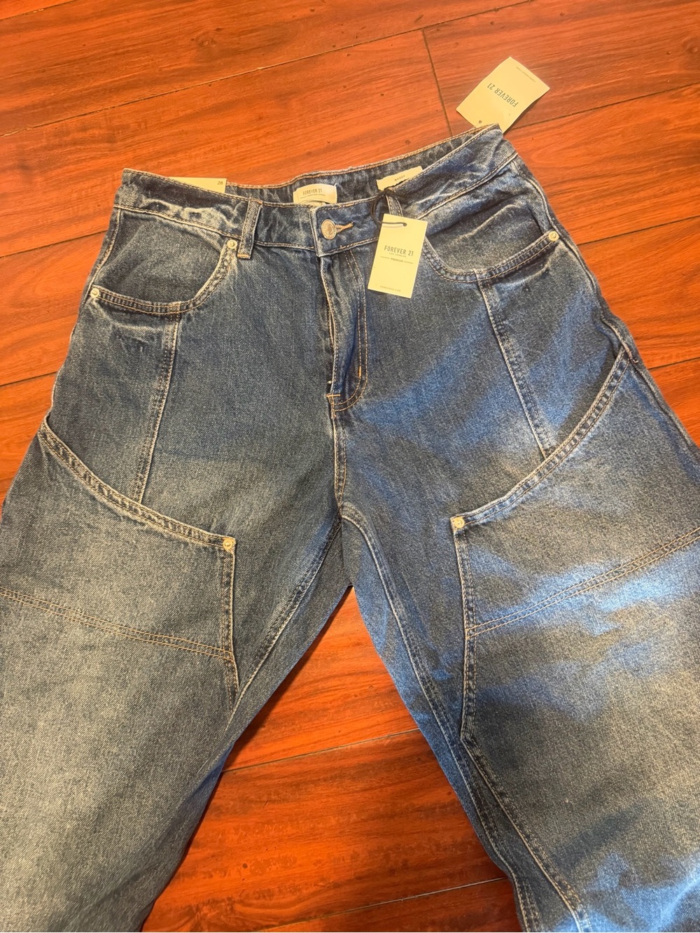 Baggy Forever 21 Blue Jeans - Picture 8 of 11